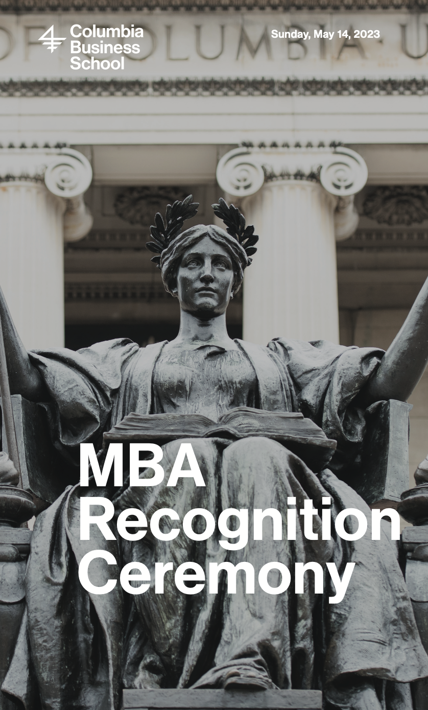 MBA Recognition Program Cover